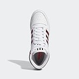 adidas Originals Men's Top Ten Hi Basketball Shoes, Cloud White/Core Black/Turbo, 10 UK - Image 2