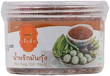 J-Lek Brand, Shrimp Chilli Paste, Man Krung Chili Paste 40g X 2 Packs