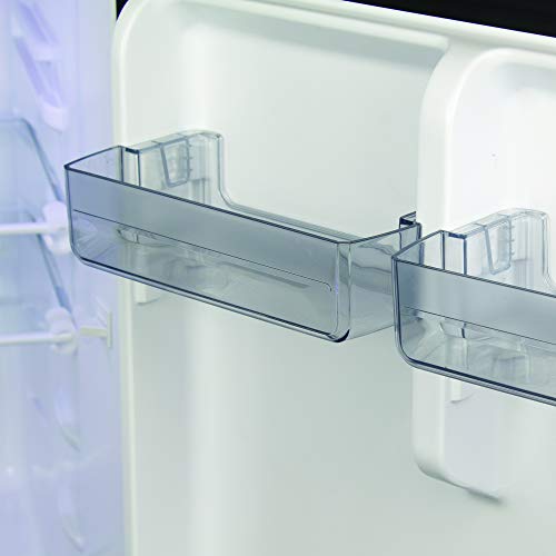 Danby Dff070B1Bsldb-6 7.0 Cu.ft. Mid-Size Refrigerator, Frost-Free Apartment Fridge With Top Freezer, E-Star Rated, 7, Black Stainless Look #TOP6