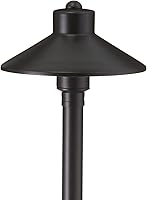 Vista 6 de VOLT Mini luz de camino de latón de 12 V (pantalla de 7 pulgadas, 15 pulgadas de alto) para iluminación de paisaje de bajo voltaje en caminos al