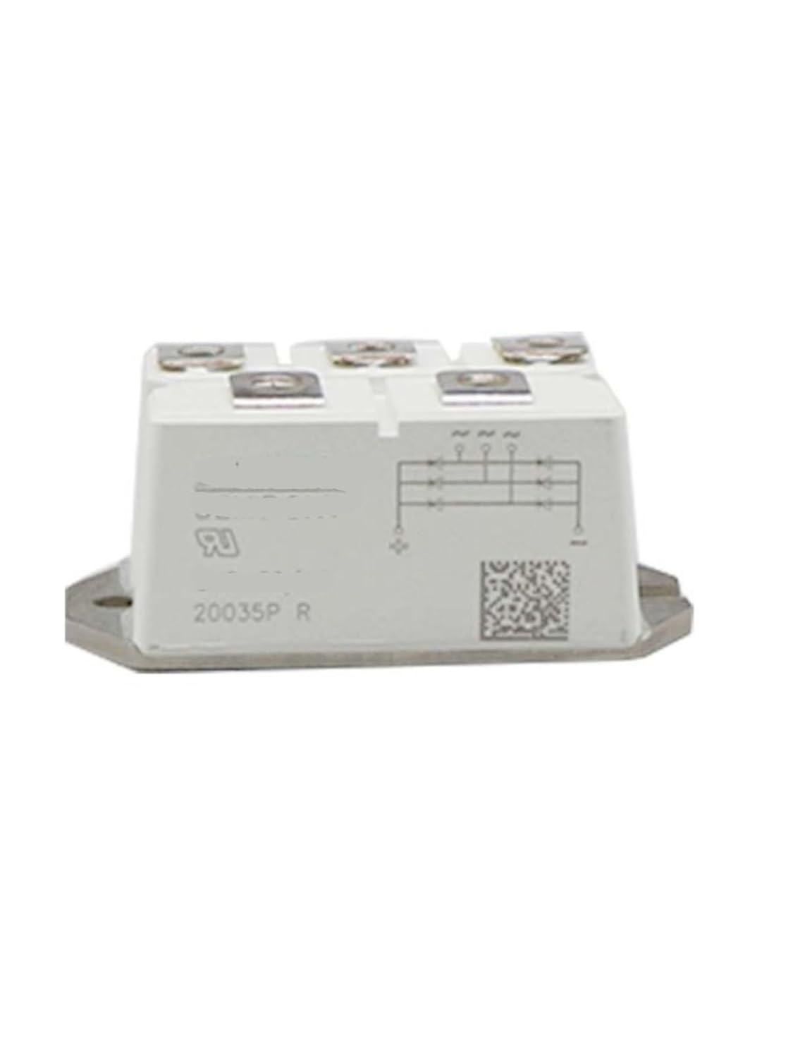 ALcorY Three-Phase Rectifier Bridge Fuse, top view with internal schematic diagram