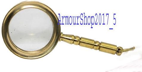 Brass Magnifying Glass Key Chain Gift Key Ring gift item B