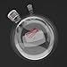 stonylab 10 L Round Bottom Flask RBF, 2-Neck Large Capacity Heavy Wall Borosilicate Glass Boiling Flask with 45/50 Center and 24/40 Side Standard Taper Joints, 10000 ml