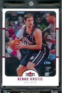 2006-07 Fleer #121 Nenad Krstic New Jersey Nets Basketball Card - Mint Condition -