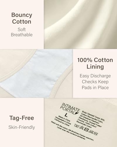 Intimate Portal Maternity Knickers | Pregnancy Postpartum Underwear | Under Bump Cotton Bikini Pants