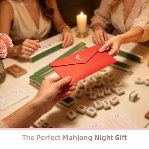 Mahjong Line Reader Set de 4 con sobre elegante miniatura 5