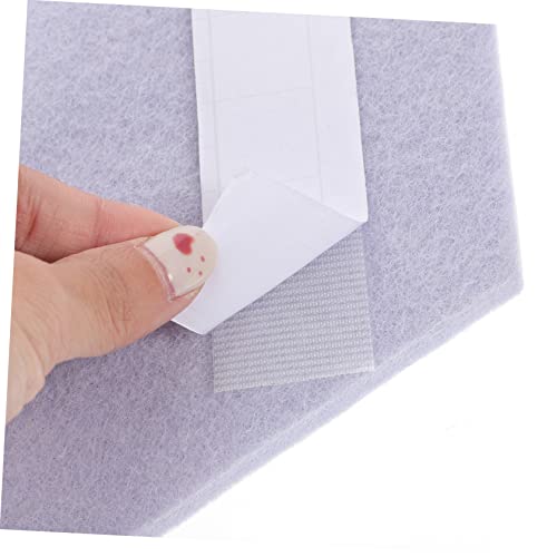 BESPORTBLE 12 piezas paneles acústicos de alta densidad para paredes autoadhesivos hexágono, aislamiento acústico, paneles absorbentes de ruido de fieltro para casa, estudio, oficina y techos miniatura 7