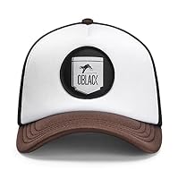 Oblack Herren Trucker Classic Cocoa Baseballkappe, braun, One Size – Ansicht 5