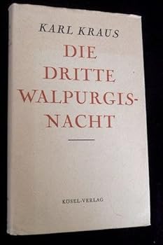 Hardcover Die Dritte Walpurgisnacht Book