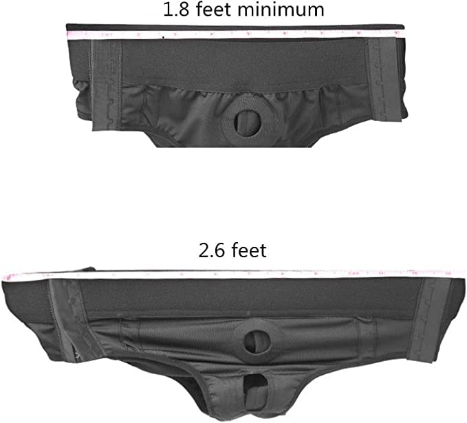 Comfortable Soft Belt Pants Harness Underpants for Women Couples Unisex Briefs, Adjustable size Black2