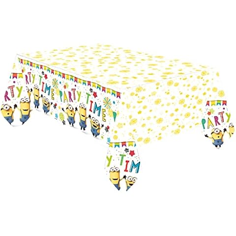 amscan 9907316 Minions Party Time - Mantel (Papel, 120 x 180 cm) Cover
