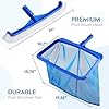 Amazon.com : coclothy Pool Skimmer Net & Pool Brush Head, Fine Mesh ...