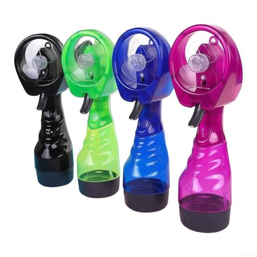 SiSinkal Cordless Misting Fan Portable Handheld Spray Cooler for Outdoor Camping Beach Picnic Fishing Travel - for battery Operated 265mm