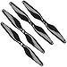 MAS Upgrade Propellers for GoPro Karma with Built-in Nut in Black - x4 in Set
