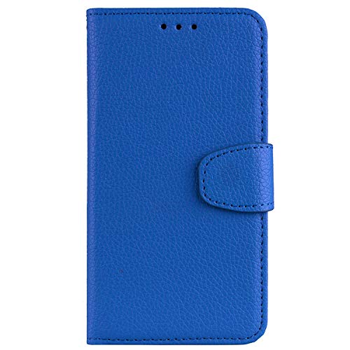Sunrive Funda para Huawei Y6 II Compact/Huawei Y5 II, Funda Cuero Artificial Protectiva Carcasa Resistente Cierre Magnético,Carcasa en Folio,Soporte Plegable (026 Azul)