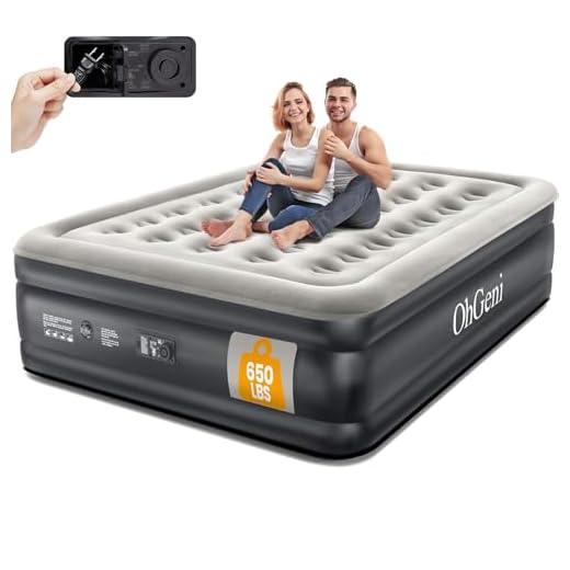 OhGeni Queen Air Mattress with Pump