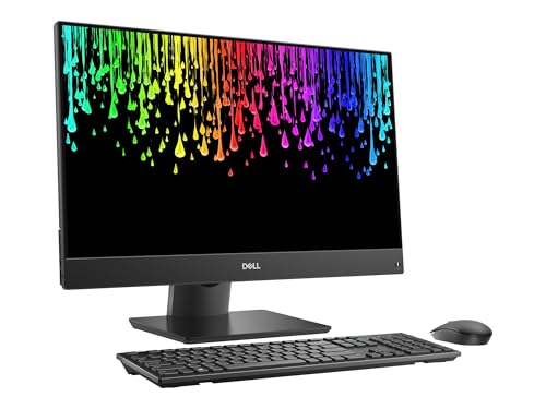 Image of Dell OptiPlex 7470 All-in-One Desktop Computer PC, 23.8 inch FHD Touchscreen, Intel Core i9-9900, 32GB RAM, 1TB SSD, Fingerprint Reader, NVIDIA GTX1050, Keyboard & Mouse, Windows 11 Pro (Renewed)