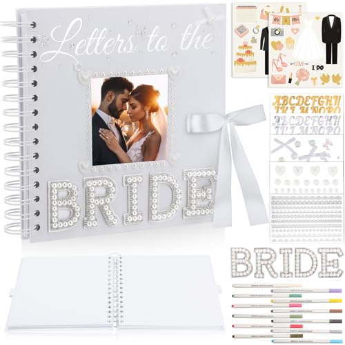 Fullhawl Letters To The Bride Scrapbook 8x8 Inch Bride Memory