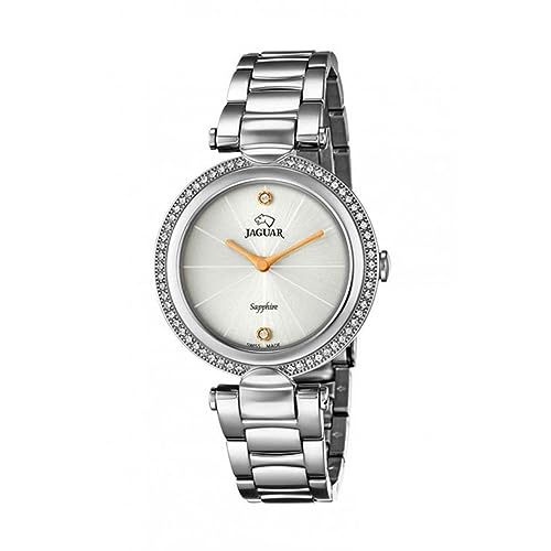 Montre JAGUAR J829/1 Cosmopolitan pour femme avec boîtier blanc et bracelet acier
