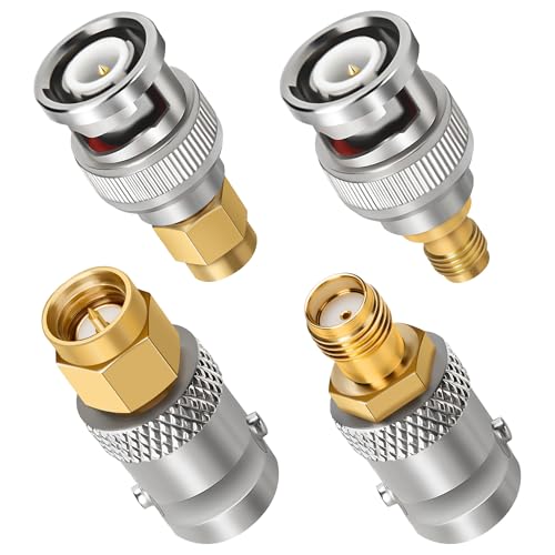 Adaptador BNC a SMA Pack de 4 miniatura 1