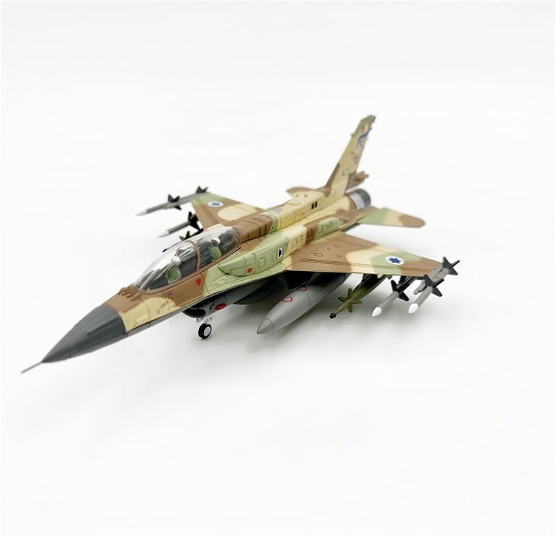 1/72 F-16i Attack Plane Models, Israeli Air Force Thunderstorm Fighter Jet, Highly Simulation Airplane Replica, Metal Diecast Aircraft Collectible and Desktop Ornament.