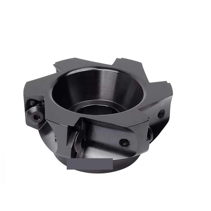 Milling machines, Right Angle Square Shoulder Indexable Face Milling Cutter Shell Mill For Carbide Inserts(22-100-32-5T)