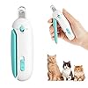 Potaroma Cortaúñas para gatos con orificio ajustable de 3 tamaños y lima de uñas oculta, recortadora de uñas segura para gatitos y gatos de interior, cortador de garras antisalpicaduras para aseo