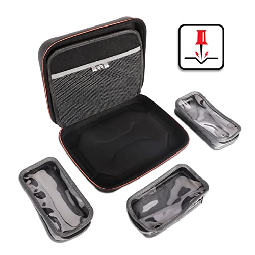USA Gear XL Semi Hard Shell Dart Case - Darts Carrying Case for Darts (15), Dart Tips, Dart Shafts, Dart Flights, and More Dart Accessories - Compatible with Soft Tip Darts and Steel Tip Darts