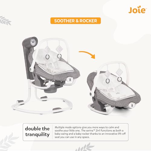 Cadeira de Descanso Serina 2 em 1, Joie, Cinza Petite City