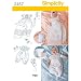 Simplicity Special Occasion Baby Clothing Sewing Pattern, Sizes XXS-M
