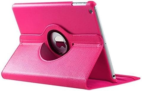 RKINC for Apple iPad 2/3/4 Case, 360 Degree Rotating Stand Case Cover with Auto Sleep/Wake Feature for iPad 2/3/4(11 Colors) This case is for Apple iPad 2 3 4 (Hot Pink)