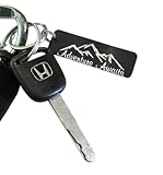 Dame Creation Personalized Custom Keyring, Mountain Keychain, More Colors and Engrave Bothsides