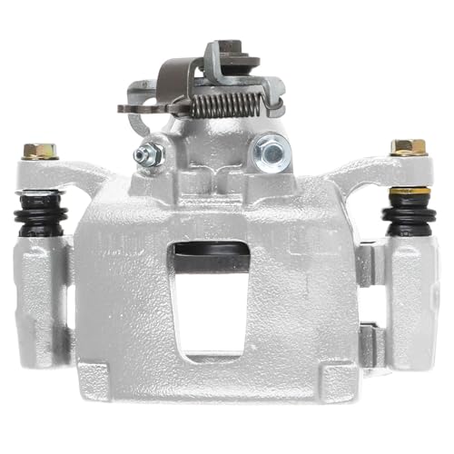 Image of Detroit Axle - Rear Left Brake Caliper for 2012-2016 Chrysler Town & Country 2012-2020 Dodge Grand Caravan 2014-2015 Ram C /V, Driver Side Brake Caliper with Bracket Replacement