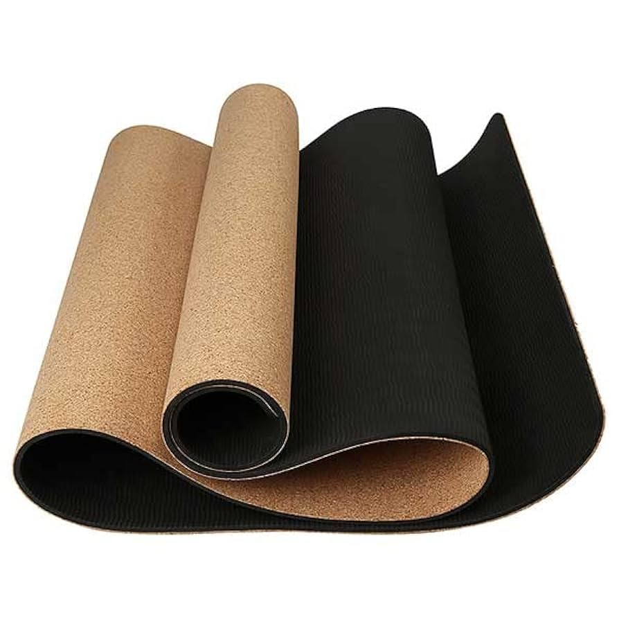 Cork Yoga Block Standard - By ZenYogaWedge - Premium 100% Natural Plain