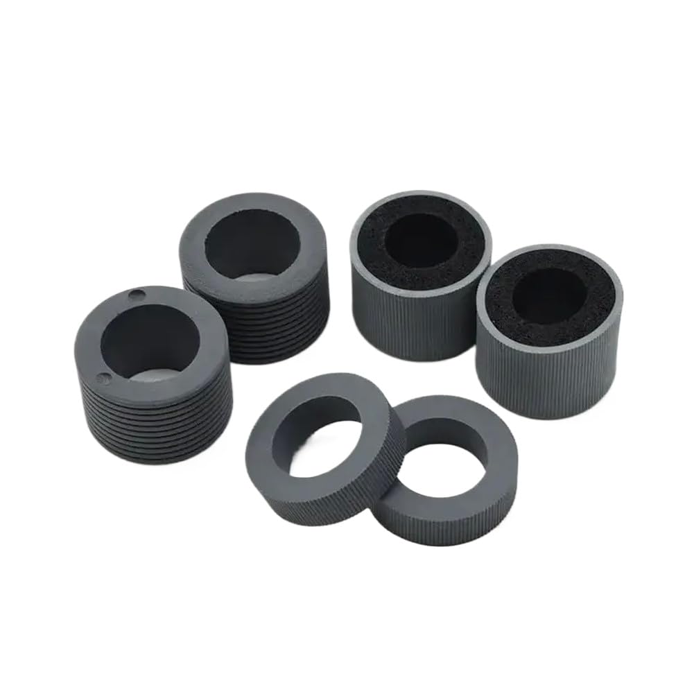 Walzen Set Bremswalze Trennwalze Reifen Gummi Kompatibel Mit Fi-6400 Fi-6800 PA03575-K011 PA03575-K012 PA03575-K013