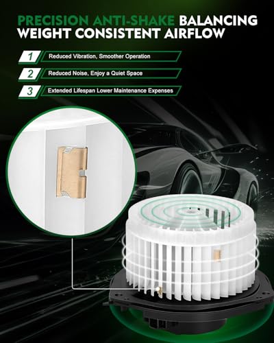 Image of for:-Chevy Impala HVAC Heater Blower Motor with Fan Cage for:-Chevy Impala 2004-2016 Monte Carlo 2004-2007 for:-Buick Lacrosse 2005-2009 for:-Pontiac Grand Prix 2004-2008, 700107