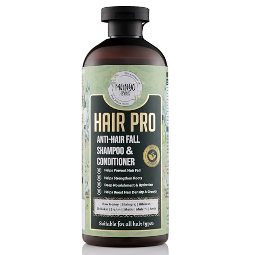 Image of Hair Pro Anti-Hairfall Shampoo | 100% Plant-Based with Raw Honey | Helps Reduce Hair Fall, Strengthens Hair | SLS & Paraben Free | 500ml