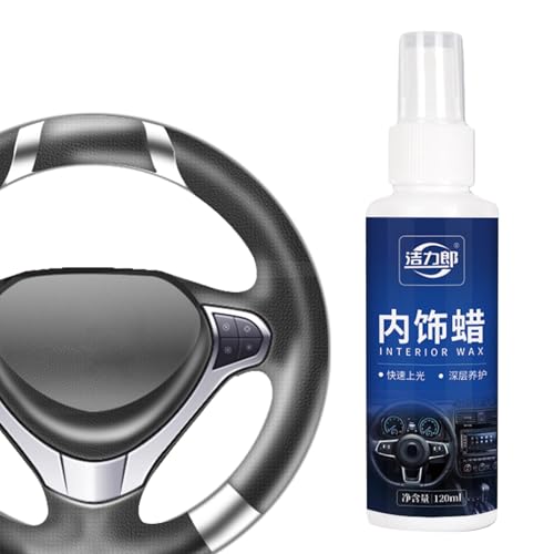車内ディテーラー - 120ml 保護 ワックス - オートステインリムーバー | 車内 カーペット 内装 ガラス ファブリック レザー トリム クリーニング ディテーリング トラック 車 家庭 自動車 用