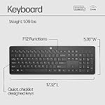 HP 230 Wireless Keyboard - 2.4GHz Bluetooth Connection - Low-Profile, Quiet Design - Windows & Mac OS - Laptop, PC Compatible - Shortcut Keys & Number Pad - Long Battery Life