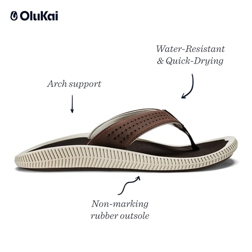 Sandales de plage homme légères durables OLUKAI Ulele ajustement confortable