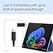 Microsoft Surface USB4 Dock – Gigabit Ethernet, USB C to 2xUSB-C/1xUSB-A/HDMI (65W Power Delivery) - Black