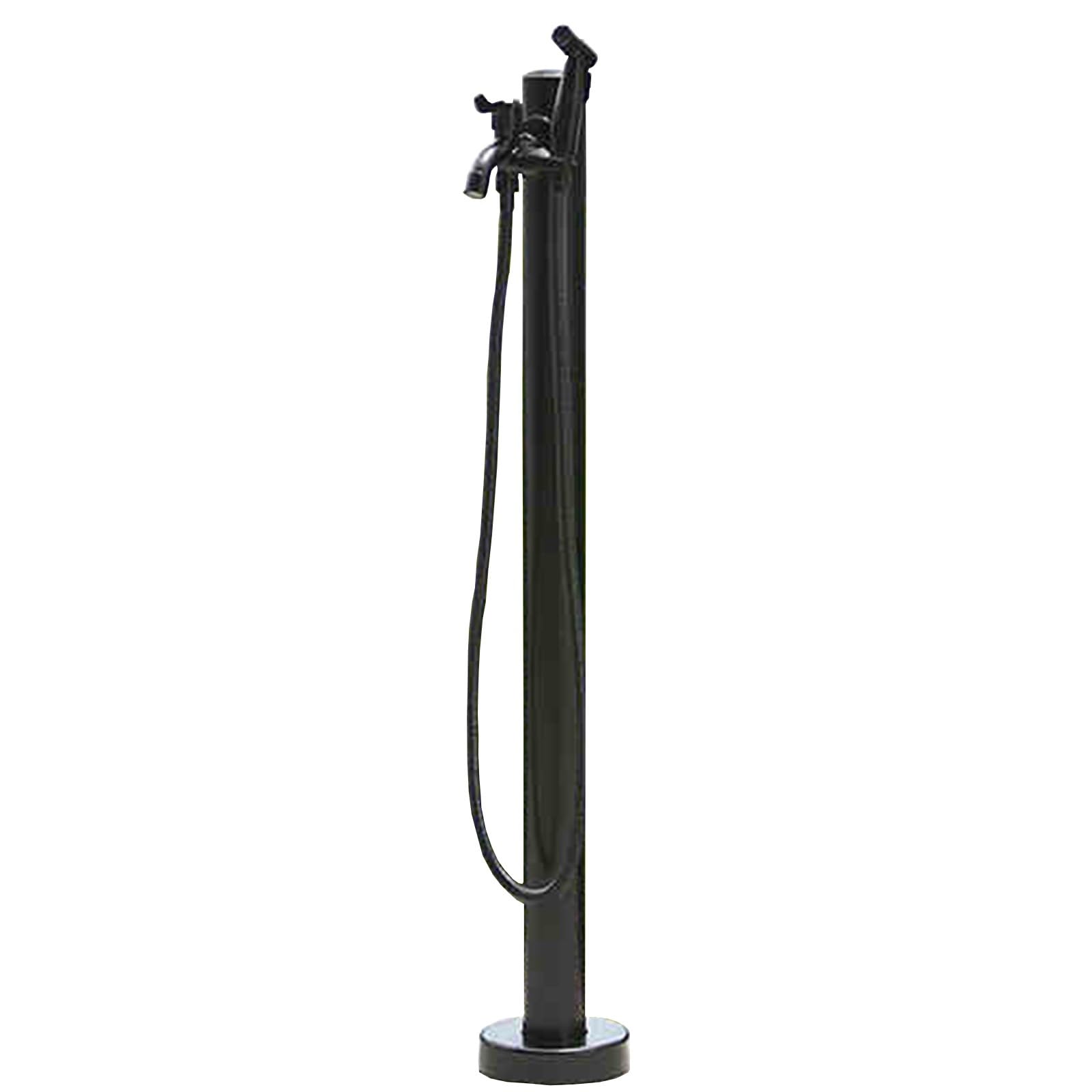 WOTZOV Faucet Water Column,304 Stainless Steel Standing Fountain Tap - Cylindrical Outdoor Water Column Faucet, 23.6In With Spout For Garden Watering, Washing & Irrigation, Durable &，95cm/37.4in