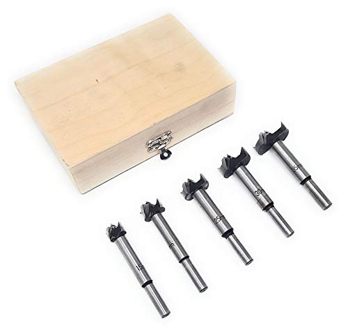 5 Piezas 8mm Caña Fresadora Madera Juego de Forstner Broca Satz Escofina Fresa Redonda Zylinderfräser Zapfenfräser Konusfräser Estuche Secado Muesca Perfil Molinos Del Chaflán Cover