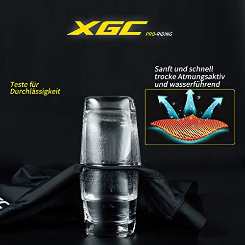 XGC Korte fietsbroek voor dames en wieleronderbroek, fietsbroek voor vrouwen, elastische 4D-spons zitkussen met een hoge… - Image 6