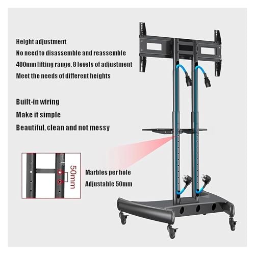 Soporte móvil para TV con ruedas miniatura 5