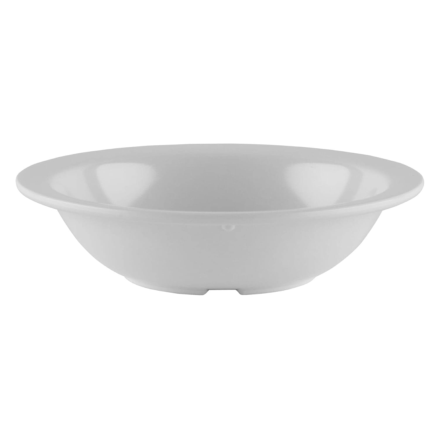 G.E.T. DN-410-W Melamine Rimmed Salad Bowls, 10 Ounce, White (Set of 12)