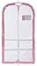 Clear Plastic Garment Bag with Pockets for Dance Competitions Danshuz - Pink