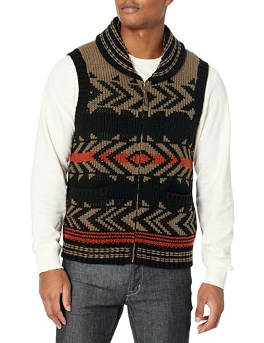 Pendleton Men's Peak Stripe Lambswool Vest