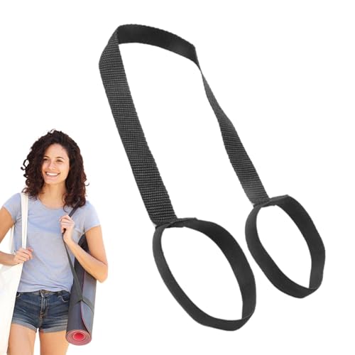 Yoga Mat Strap - Yoga Mat Sling | Yoga Mat Carrying Strap | Yoga Mat Shoulder Strap | Yoga Mat Holder Strap | Yoga Stretch Strap | Yoga Mat Harness | Fitness Stretching Strap Belt Pack Up Easily Mat