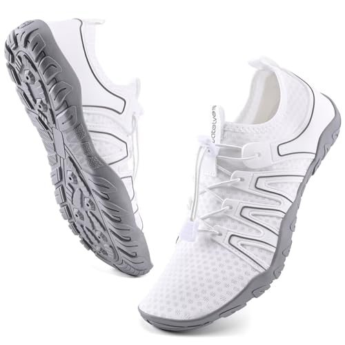 Image of WateLves Water Shoes Mens Womens Beach Swim Shoes Quick-Dry Aqua Socks Pool Shoes for Surf Yoga Water Aerobics